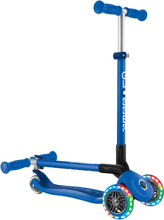 Globber Scooter Primo Foldable Lights Navy Blue (432-100-3) (5)