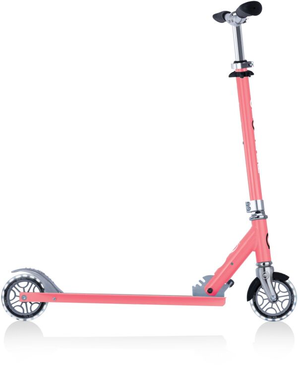 Globber Πατίνι Flow Element Foldable Lights-Coral Pink (721-177) (2)
