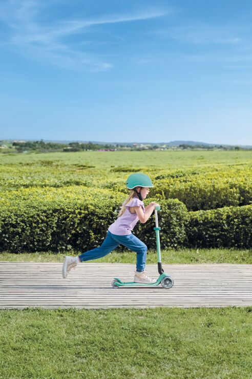 Globber Scooter Primo Foldable Lights Mint (432-206-3) (7)