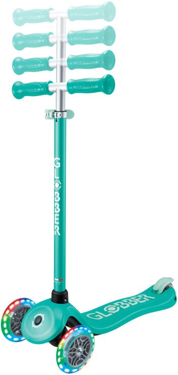 Globber Scooter Primo Plus Lights Emeral Green (442-607-4) (3)