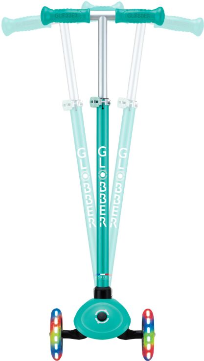 Globber Scooter Primo Plus Lights Emeral Green (442-607-4) (4)