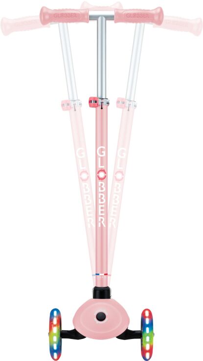 Globber Scooter Primo Plus Lights Pastel Pink (442-710-4) (5)