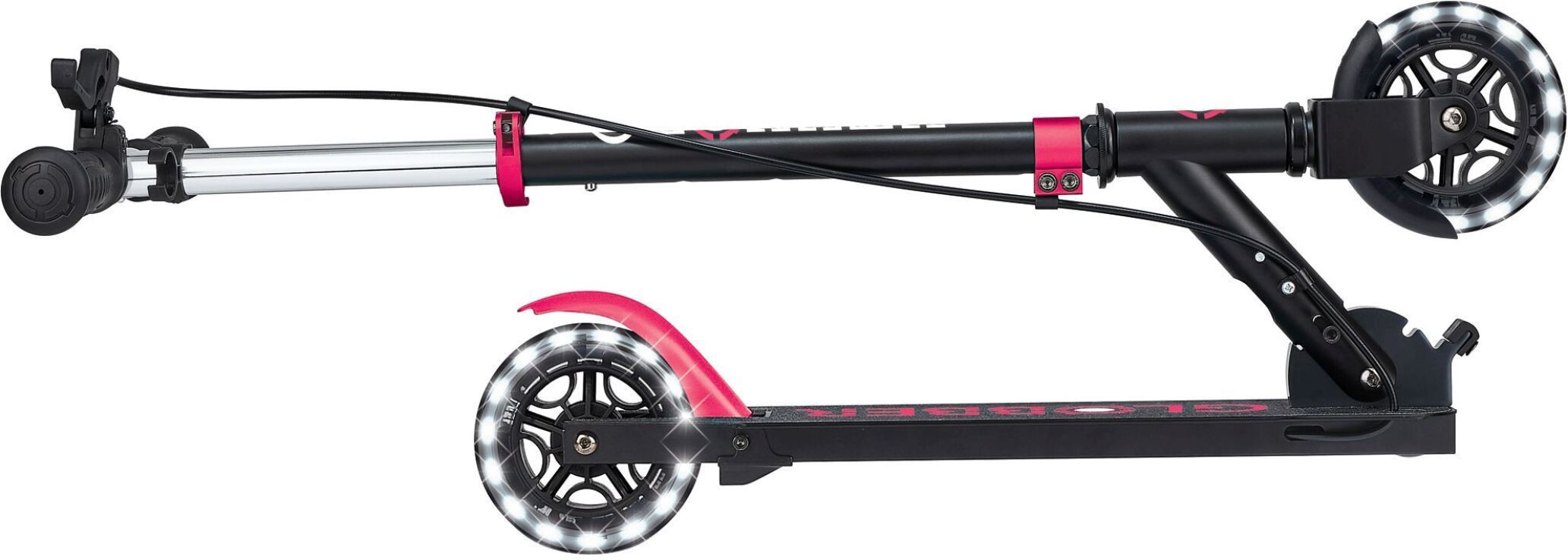 Globber Πατίνι Flow Element Junior Lights Black Pink (729-110) (7)