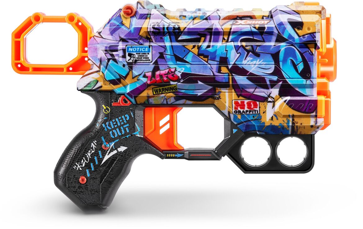 Zuru X-Shot Skins Menace 8 Darts-8 Σχέδια (36515) (4)