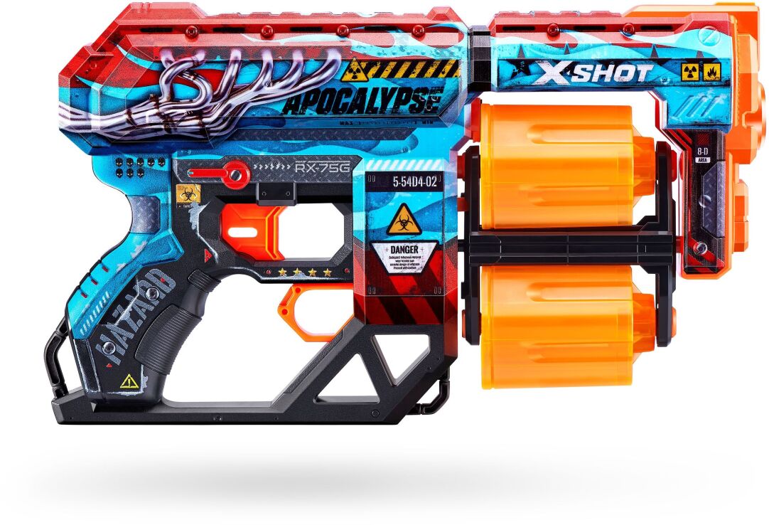 Zuru X-Shot Skins Dread 12 Darts-9 Σχέδια (36517) (2)