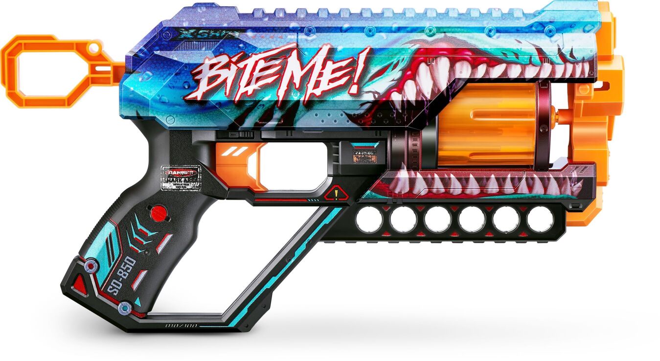 Zuru X-Shot Skins Griefer 12 Darts-6 Σχέδια (36561) (3)