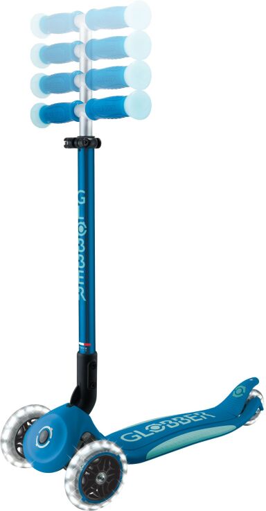 Globber Scooter Elite Glow Lights Petrol Blue (839-100) (3)
