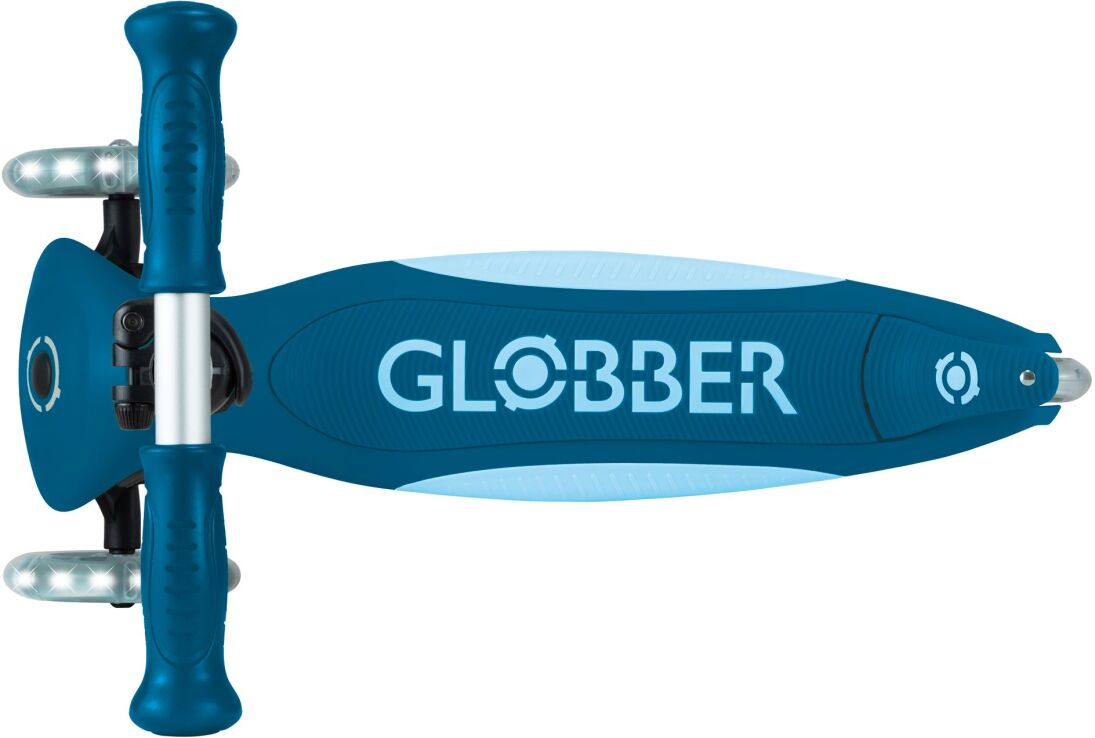 Globber Scooter Elite Lights V2 Petrol Blue (439-601-3) (1)