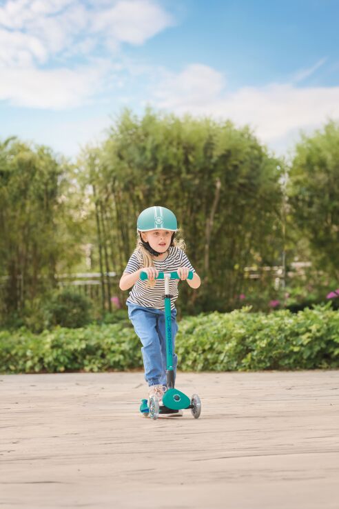 Globber Scooter Elite Lights V2 Emerald Green (439-607-3) (10)