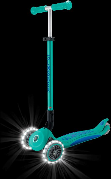 Globber Scooter Elite Lights V2 Emerald Green (439-607-3) (8)
