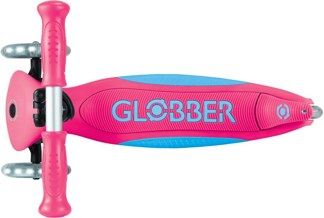 Globber Scooter Elite Lights V2 Fuchsia (439-610-3) (1)