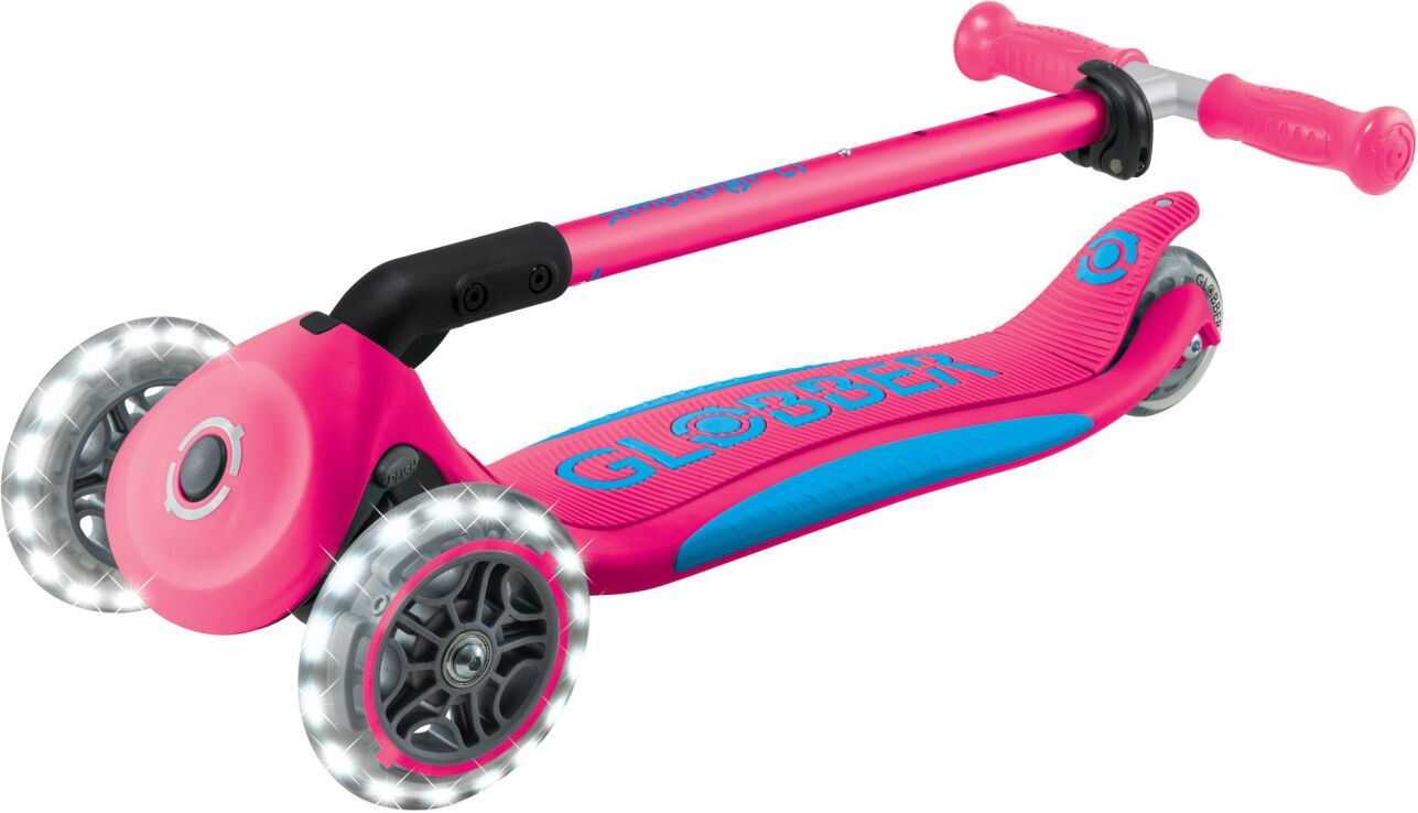 Globber Scooter Elite Lights V2 Fuchsia (439-610-3) (7)