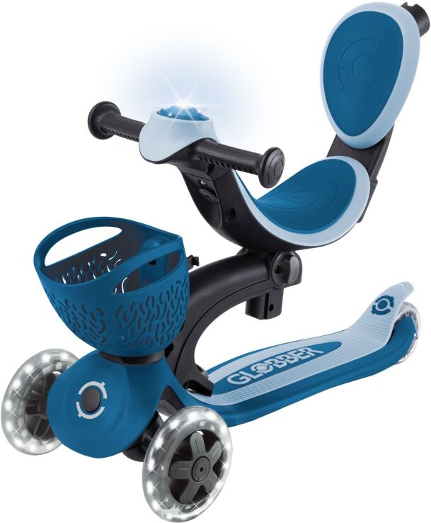 Globber Scooter Go.Up Baby Lights 360 Dark Blue (844-100) (2)