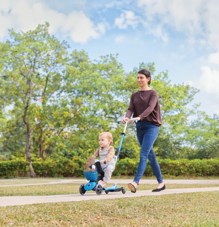 Globber Scooter Go.Up Baby Lights 360 Dark Blue (844-100) (8)