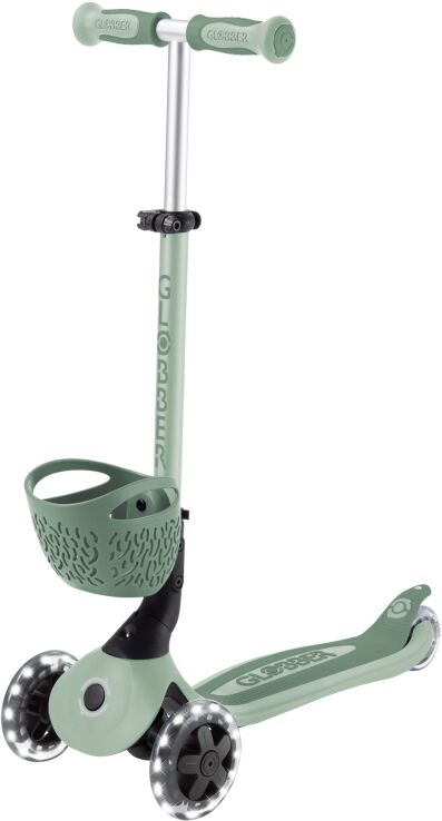 Globber Scooter Go.Up Baby Lights 360 Olive (844-104) (4)