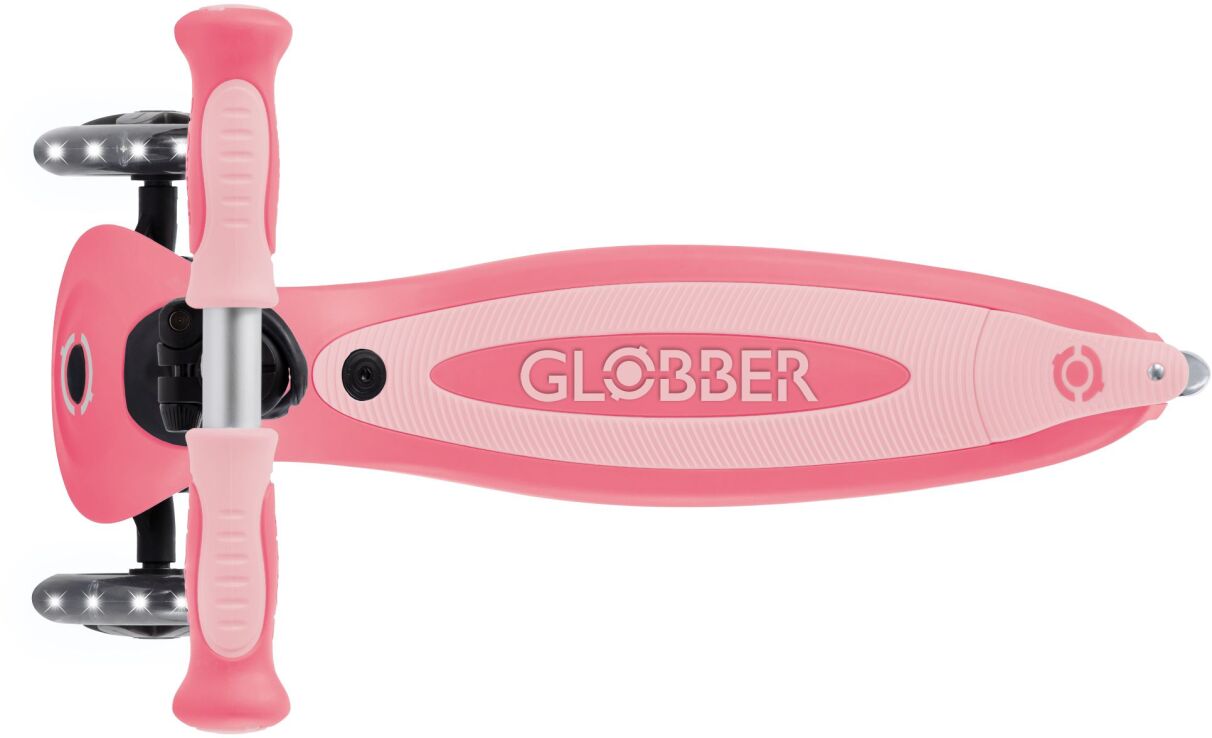 Globber Scooter Go.Up Baby Lights 360 Coral Pink (844-210) (7)