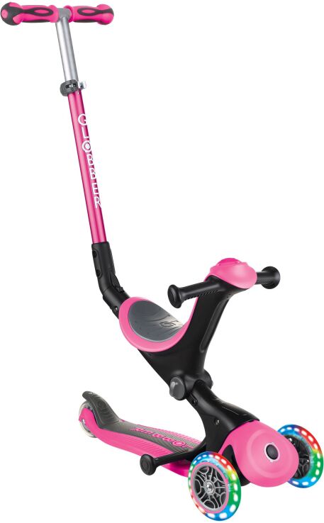Globber Scooter Go Up Deluxe Lights Deep Pink (646-110) (0)