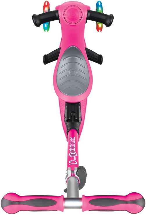 Globber Scooter Go Up Deluxe Lights Deep Pink (646-110) (5)