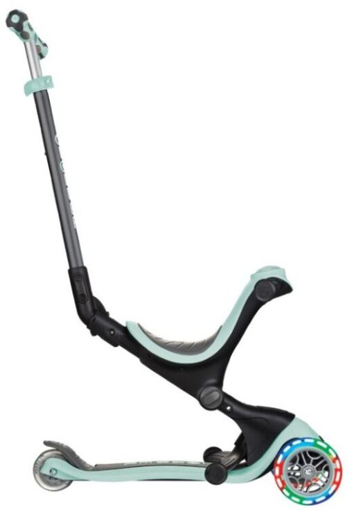 Globber Scooter Go Up Deluxe Lights Mint (646-206) (1)