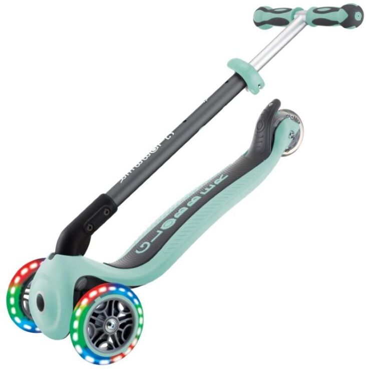 Globber Scooter Go Up Deluxe Lights Mint (646-206) (9)