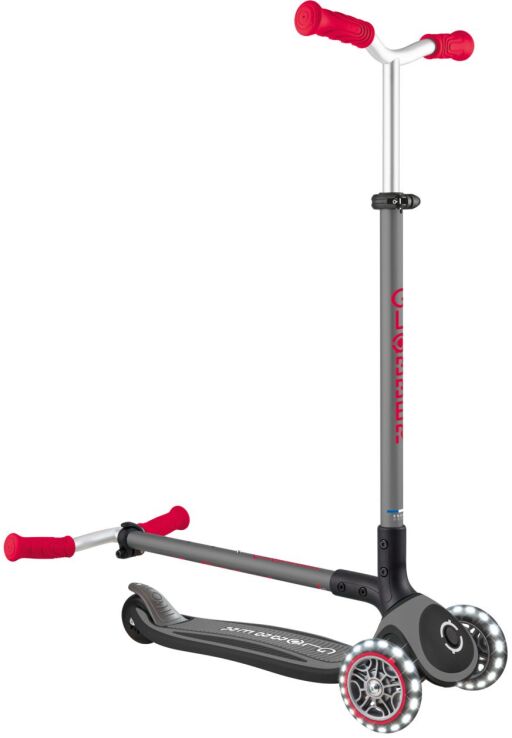 Globber Scooter Master Lights Black-Red (663-120) (3)