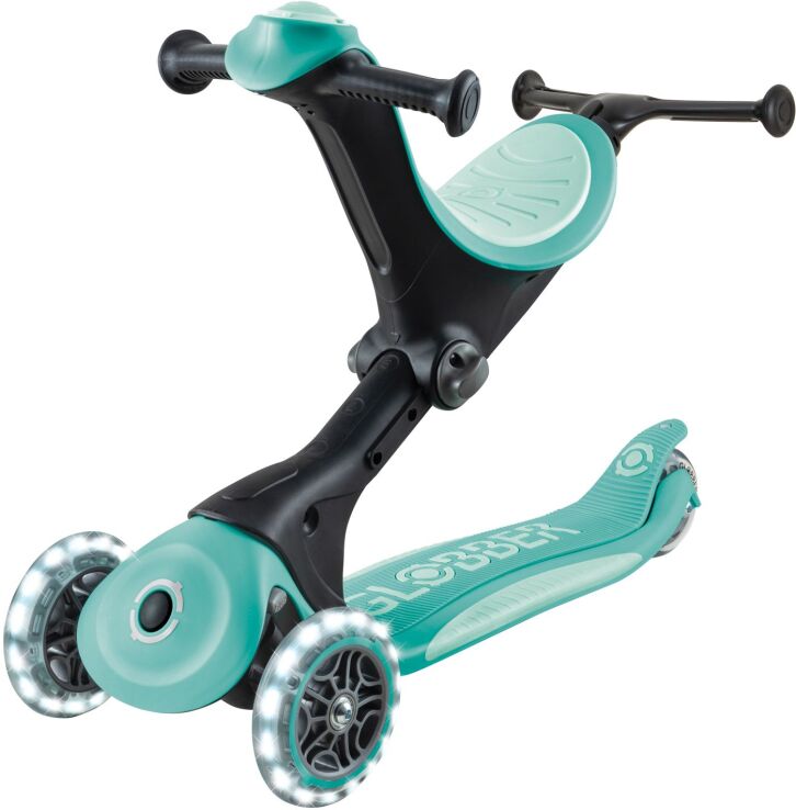 Globber Scooter Go.Up Deluxe Fantasy Lights Dark Mint (646-706-2) (3)