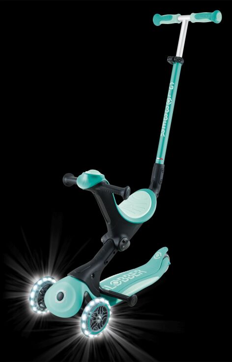 Globber Scooter Go.Up Deluxe Fantasy Lights Dark Mint (646-706-2) (4)