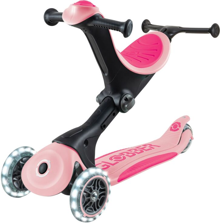 Globber Scooter Go.Up Deluxe Fantasy Lights Deep Pastel Pink (646-710-2) (3)