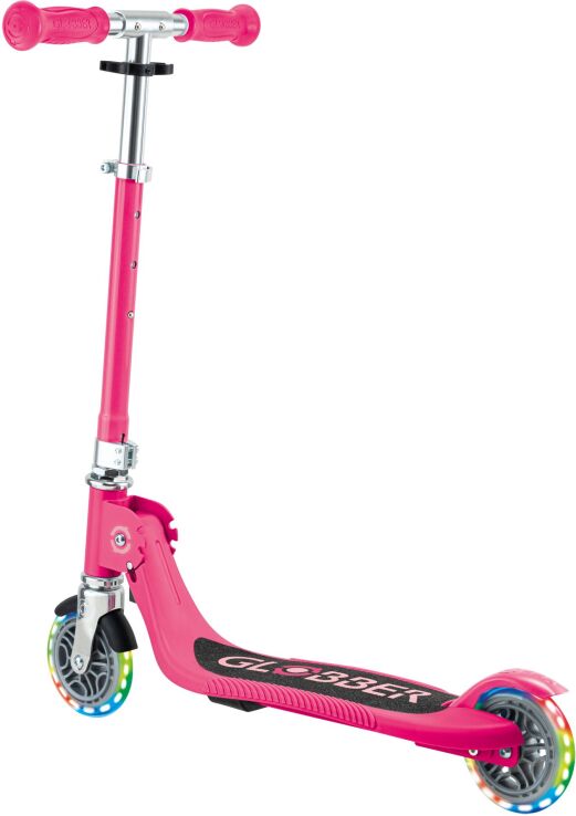Globber Πατίνι Junior Foldable Flow Lights Fuchsia (870-110) (2)