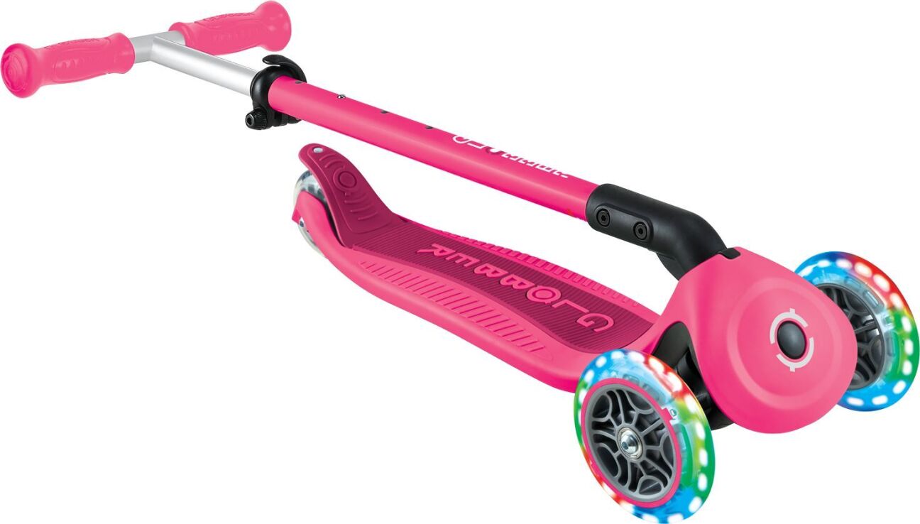 Globber Scooter Go.Up Active Lights Funchsia (744-110) (11)