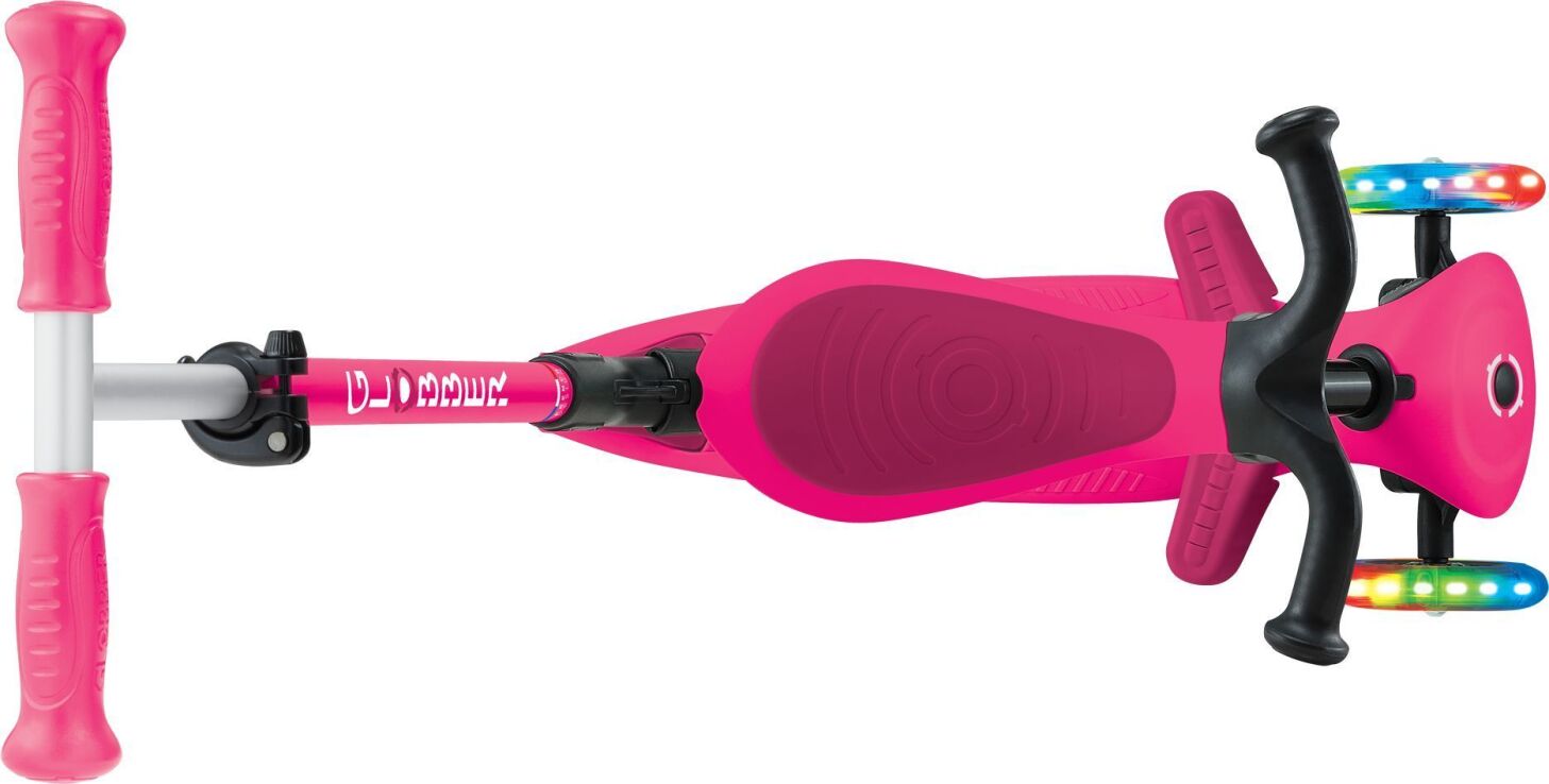 Globber Scooter Go.Up Active Lights Funchsia (744-110) (2)