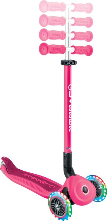 Globber Scooter Go.Up Active Lights Funchsia (744-110) (9)