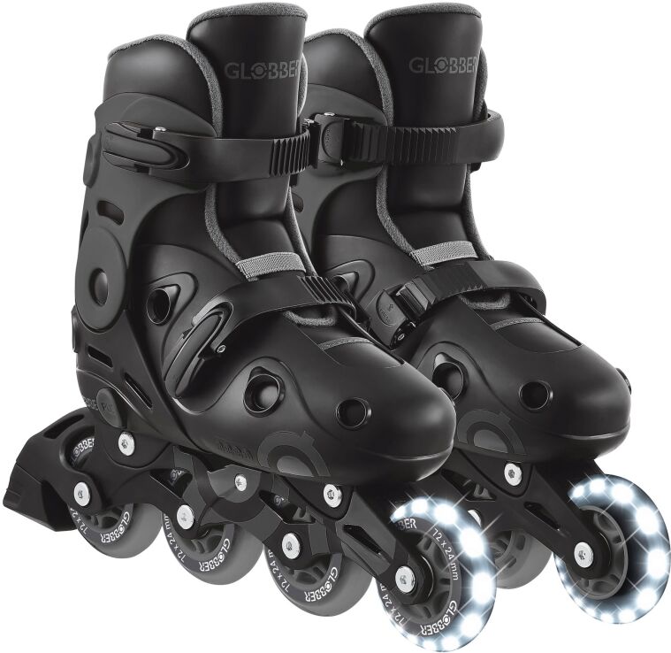 Globber Inline Skates Lights No 34-37 Black (785-120) (0)