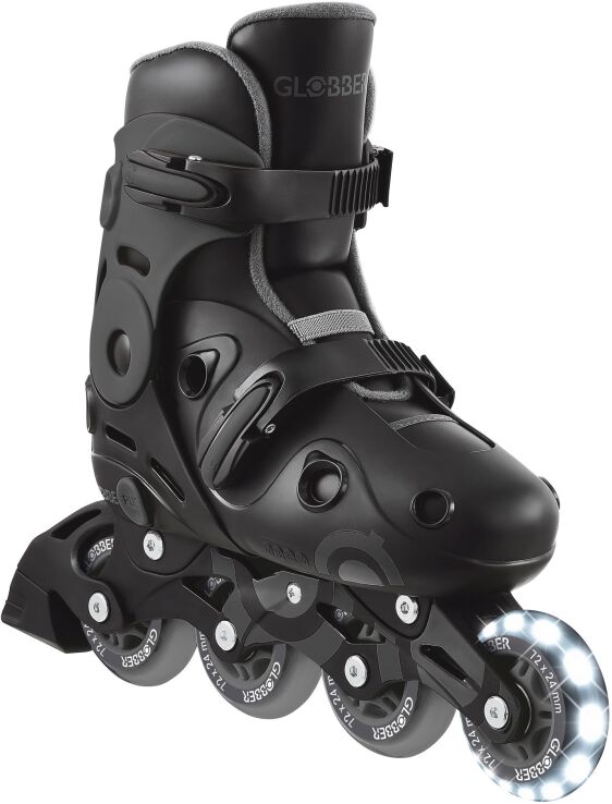 Globber Inline Skates Lights No 34-37 Black (785-120) (1)