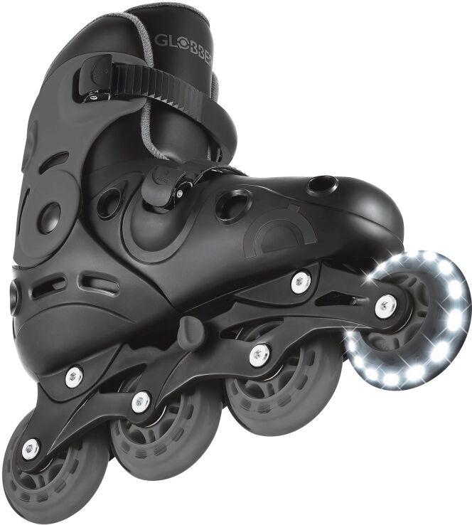 Globber Inline Skates Lights No 34-37 Black (785-120) (2)