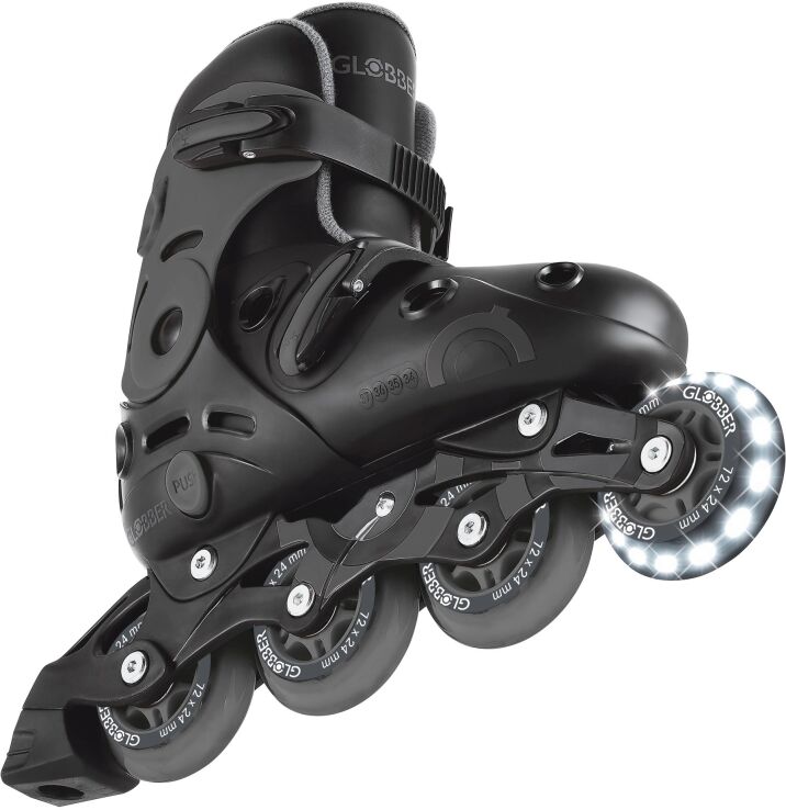 Globber Inline Skates Lights No 34-37 Black (785-120) (3)
