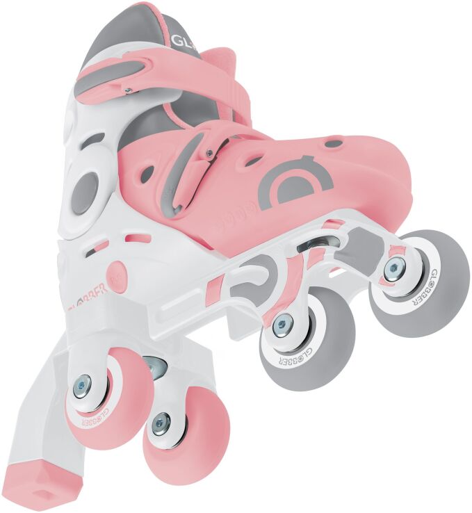 Globber Inline Skates 2 In 1 No 30-33 Pastel Pink (783-210) (3)