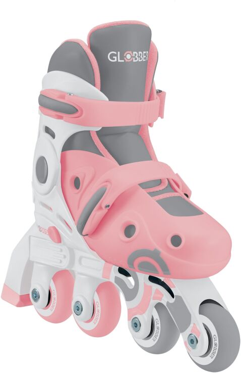 Globber Inline Skates 2 In 1 No 30-33 Pastel Pink (783-210) (4)