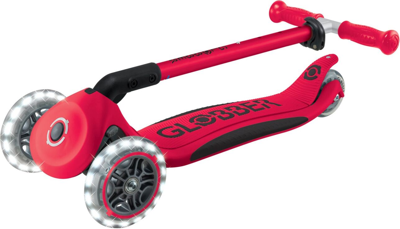 Globber Scooter Elite Lights V2 Red (439-602-3) (8)