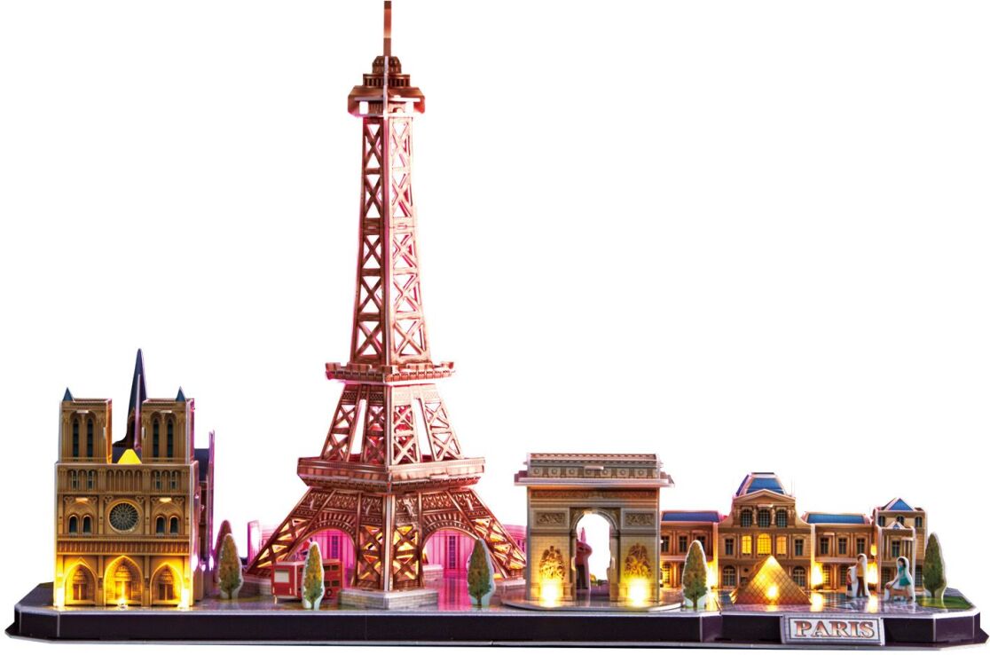 CubicFun Παζλ 3D LED-City Line Paris 115Τμχ (L525h) (1)