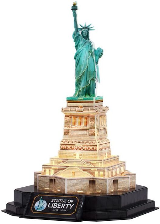 CubicFun Παζλ 3D LED-Statue Of Liberty Night Edition 79Τμχ (L536h) (1)
