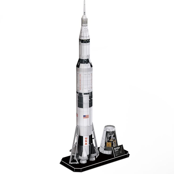 CubicFun Παζλ 3D Nasa-Apollo Saturn V Rocket 136Τμχ (DS1059h) (1)