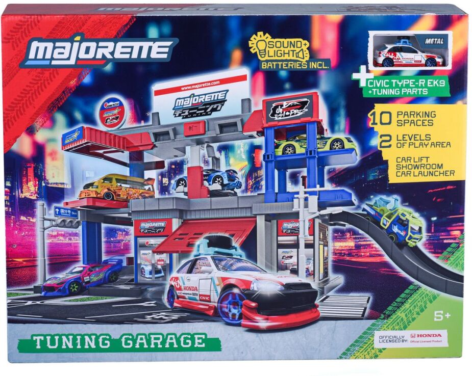 Majorette Γκαράζ-JDM Legends 2 Levels+1 Αυτοκίνητο (8504108000) (1)