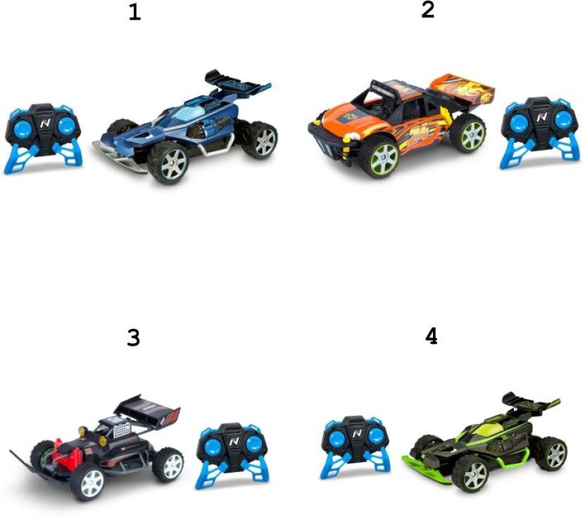 Nikko Τηλεκατευθυνόμενο Race Buggies 2.4GHZ 1:18-4 Σχέδια (10040) (1)