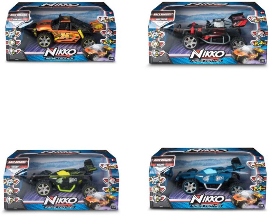 Nikko Τηλεκατευθυνόμενο Race Buggies 2.4GHZ 1:18-4 Σχέδια (10040) (2)