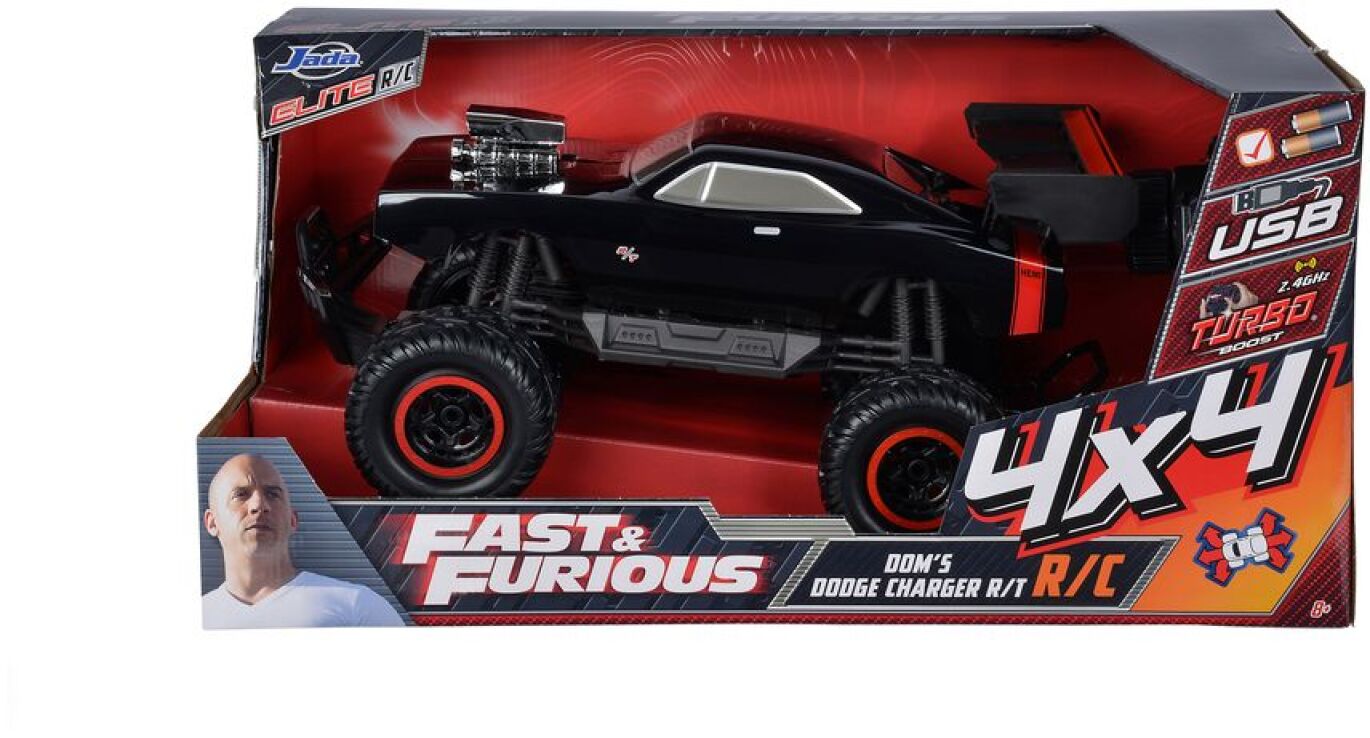 Jada Τηλεκατευθυνόμενο Fast And Furious 1970 Dodge 4x4 45cm 1:12 (253209002) (1)