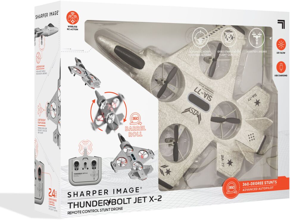 ThreeSixty Τηλεκατευθυνόμενο Drone 2.4G 360° Thunderbolt Jet X-2 (1212010151) (1)