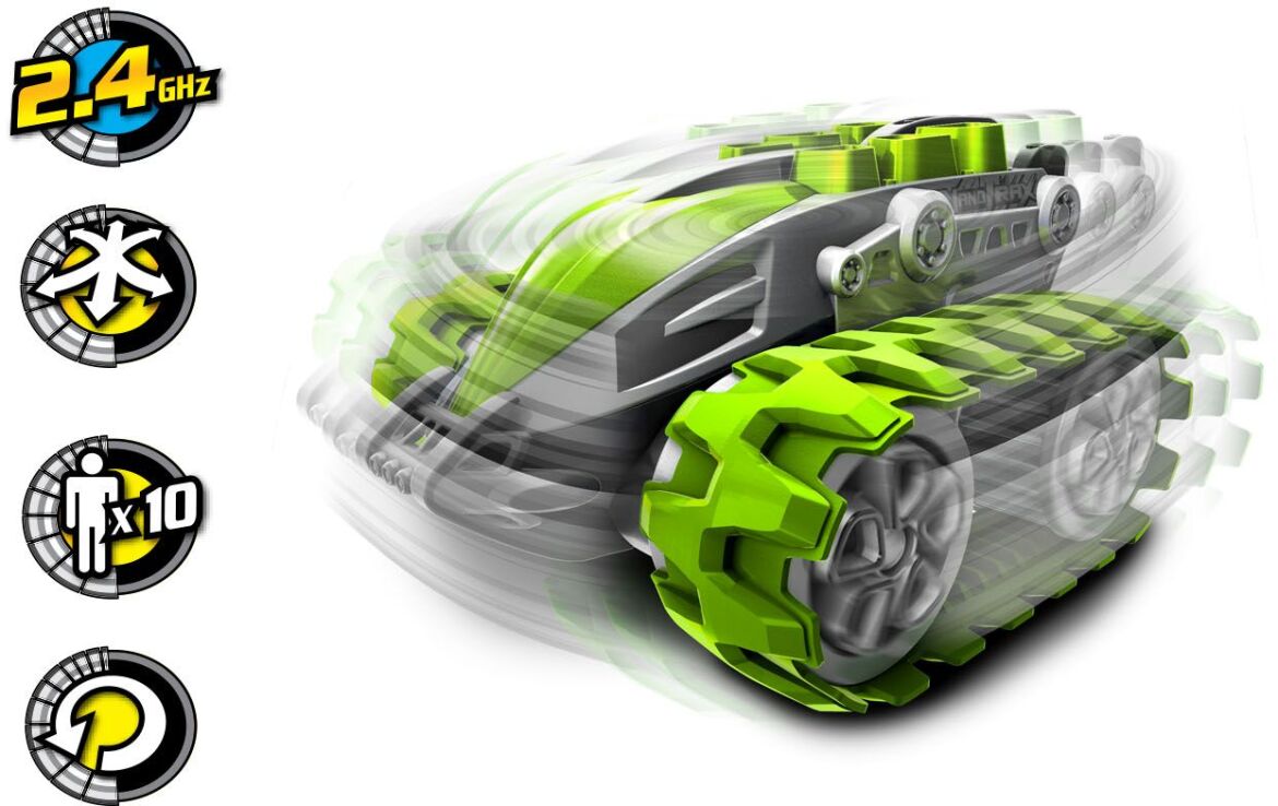 Λαμπάδα Nikko Τηλεκατευθυνόμενο 360° Nanotrax Green 2.4GHZ 1:20 (10181) (6)