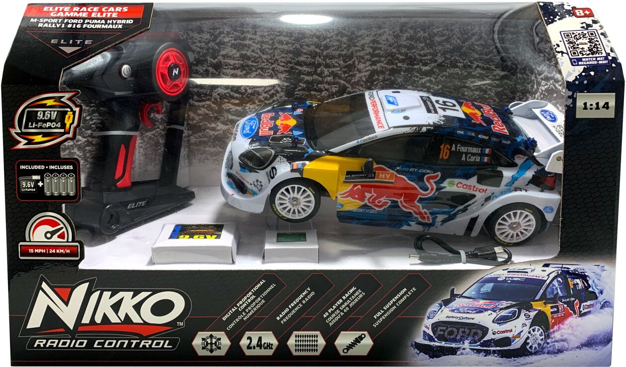 Nikko Τηλεκατευθυνόμενο Elite Ford Puma Hybrid Rally 1 M-Sport 2.4GHZ 1:14 (10414) (1)