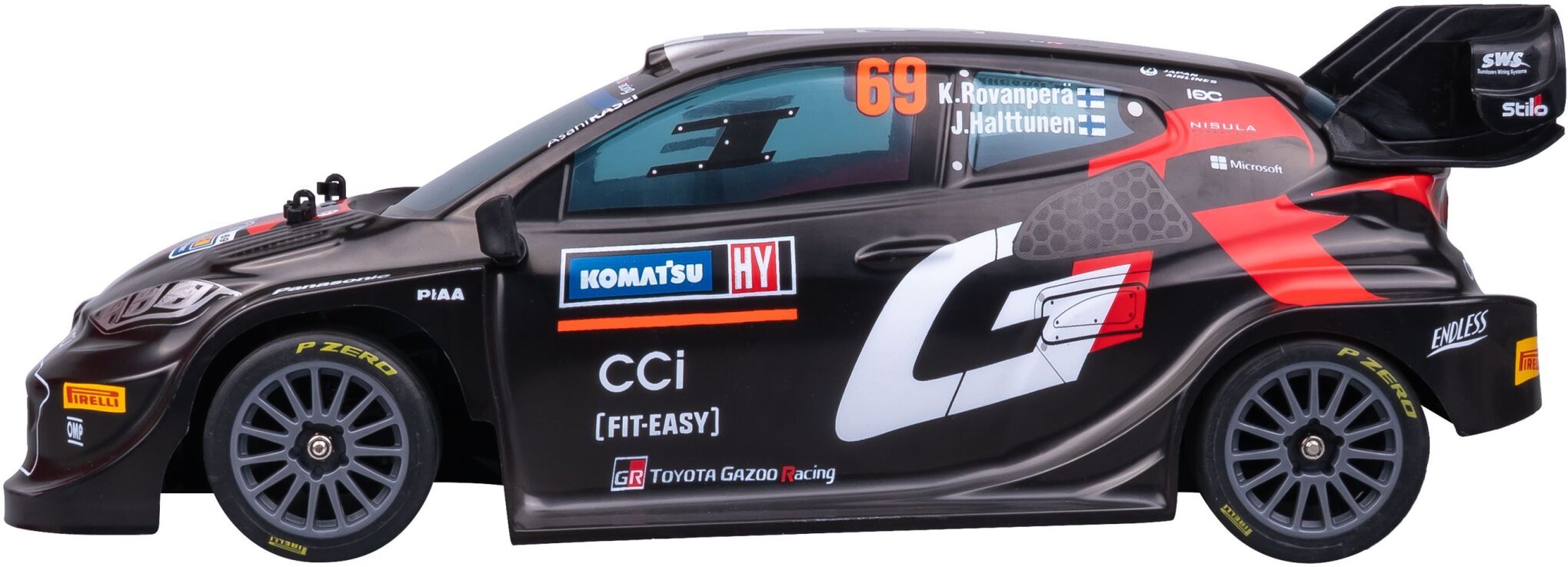 Nikko Τηλεκατευθυνόμενο Elite Toyota Gazoo Sweden Rally 2.4GHZ 1:14 (10415) (6)